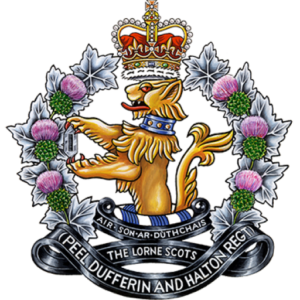 The seal of the Lorne Scots Peel, Dufferin and Halton Regiment